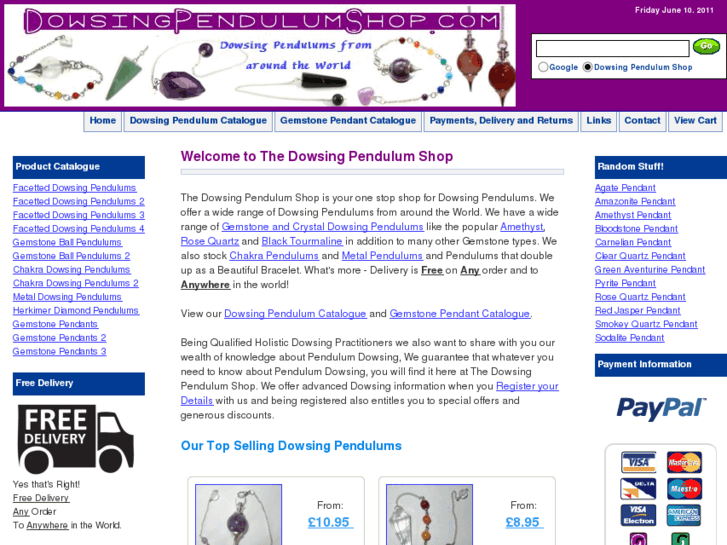 www.dowsingpendulumshop.com