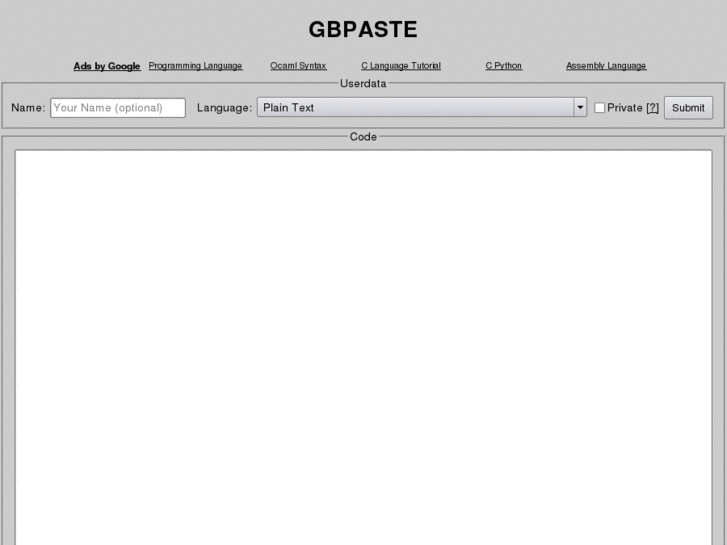 www.gbpaste.org