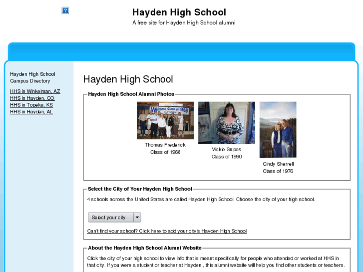 www.haydenhighschoolalumni.org