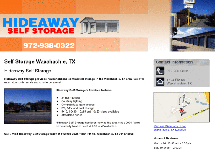 www.hideawayselfstoragetx.com