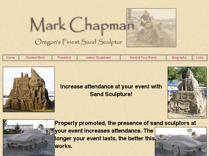 www.markchapmansandsculptor.com