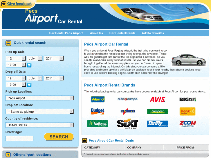 www.pecsairportcarrental.com