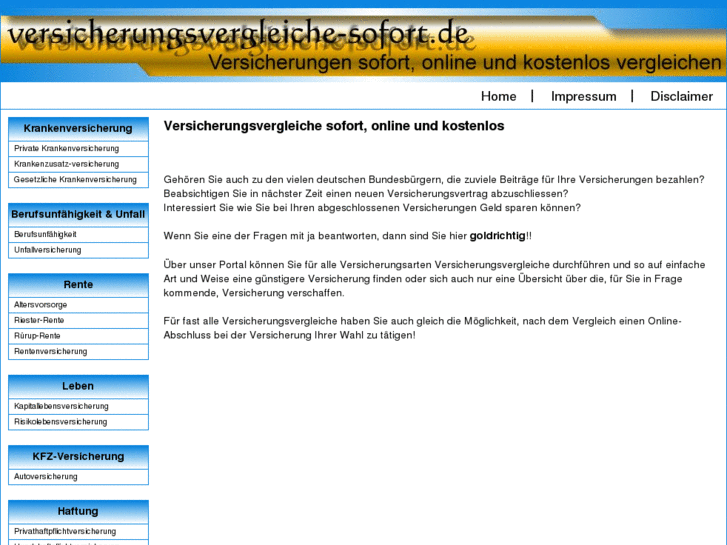 www.versicherungsvergleiche-sofort.de