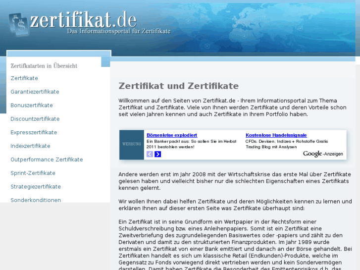 www.zertifikat.de