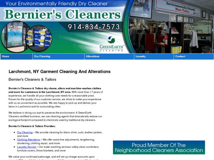 www.bernierscleaners.com