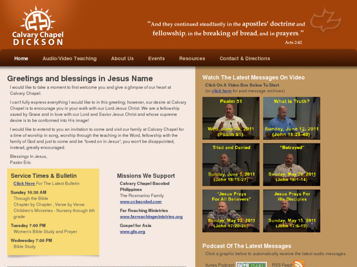 www.calvarychapeldickson.com