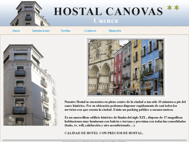 www.hostalcanovas.com