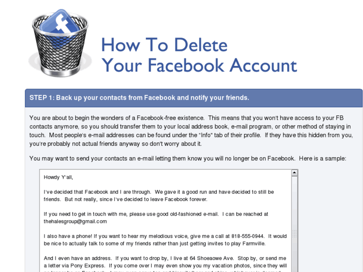 www.howtodeactivatefacebook.com