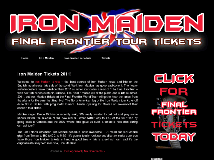 www.ironmaidentickets.net