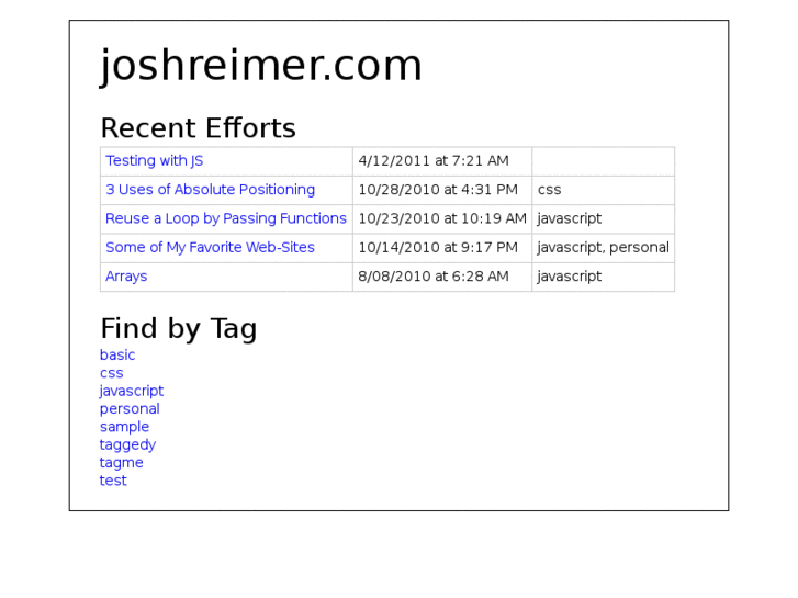 www.joshreimer.com