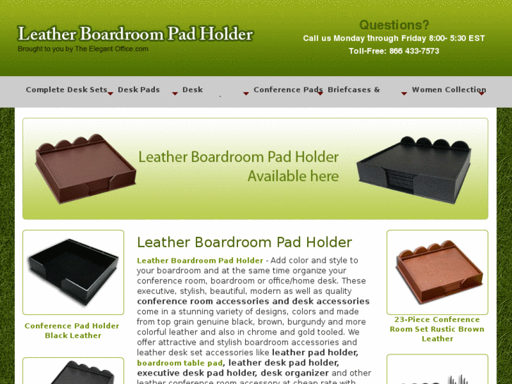 www.leatherboardroompadholder.com