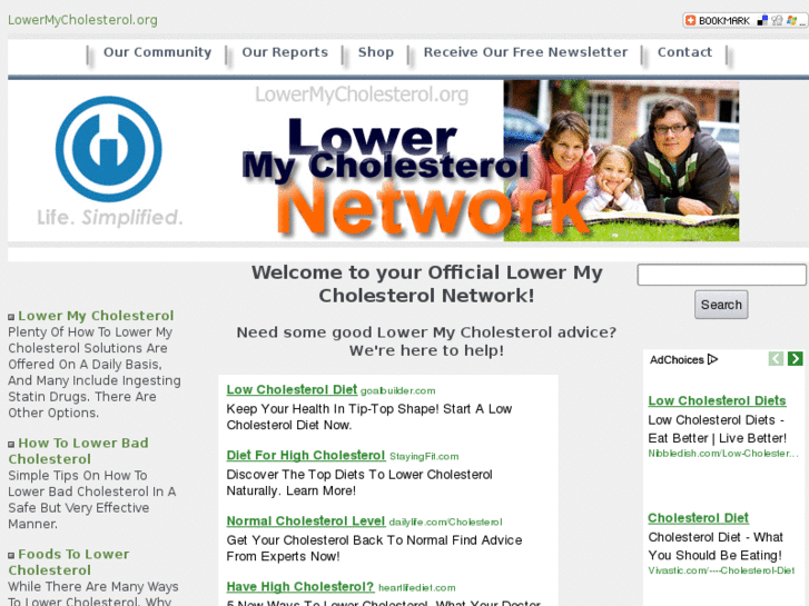 www.lowermycholesterol.org