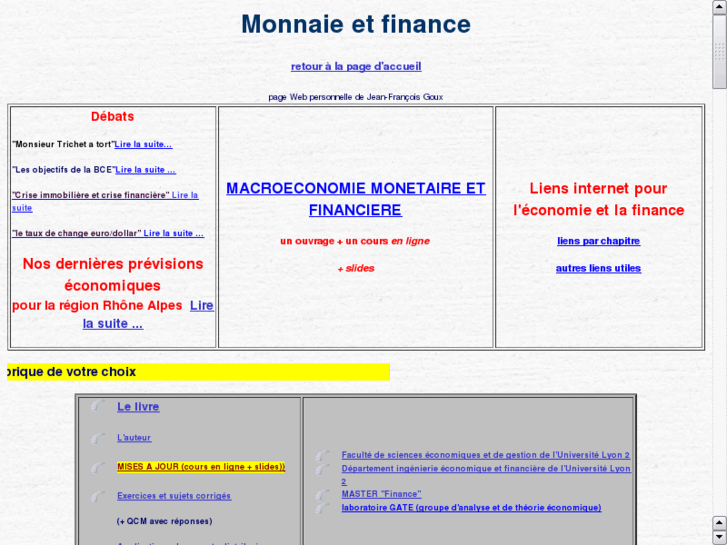 www.monnaie-finance.info