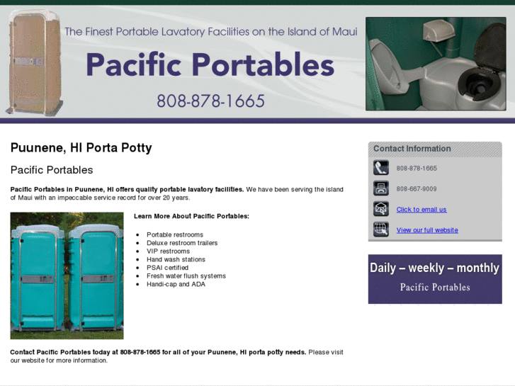 www.pacificportables.net