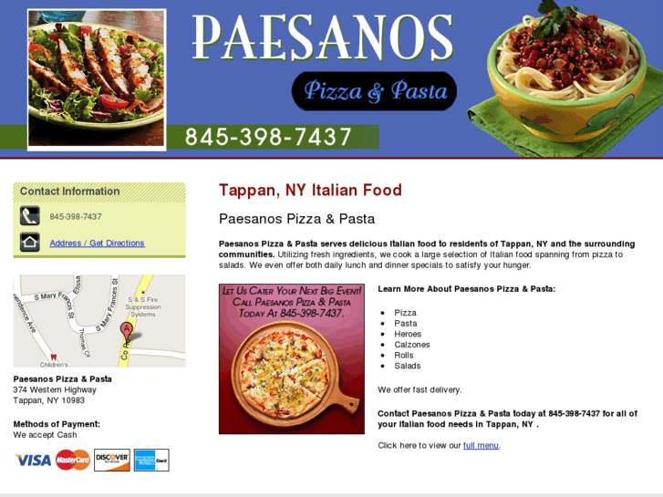 www.paesanospizzaandpasta.com