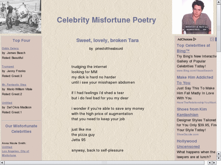 www.celebritymisfortunepoetry.com