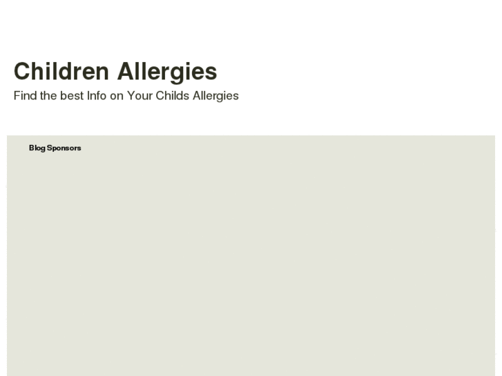 www.childrenallergies.net