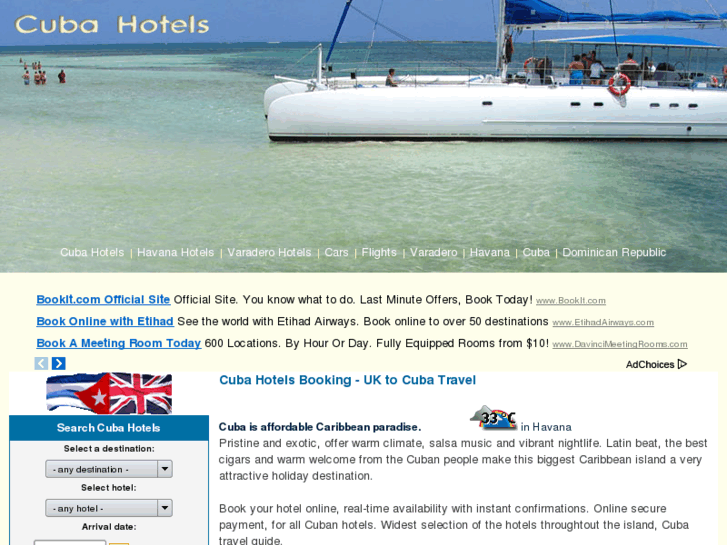 www.cuba-hotelbooking.co.uk