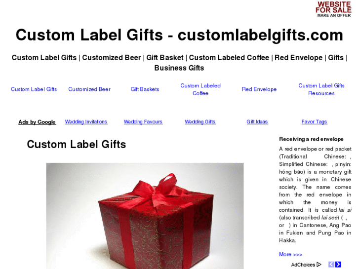 www.customlabelgifts.com