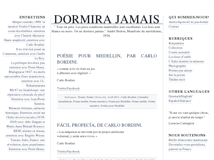 www.dormirajamais.org