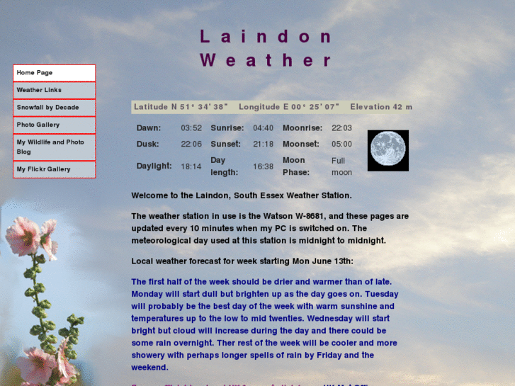 www.laindonweather.co.uk