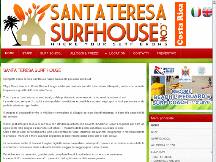 www.santateresasurfhouse.com