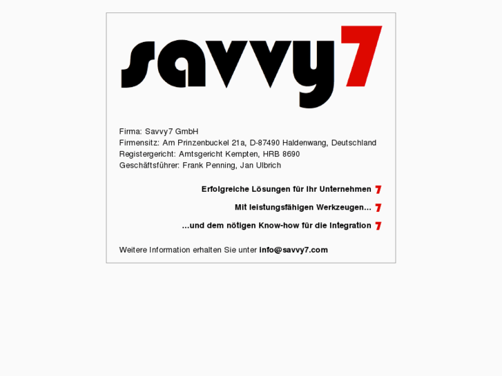 www.savvy7.com