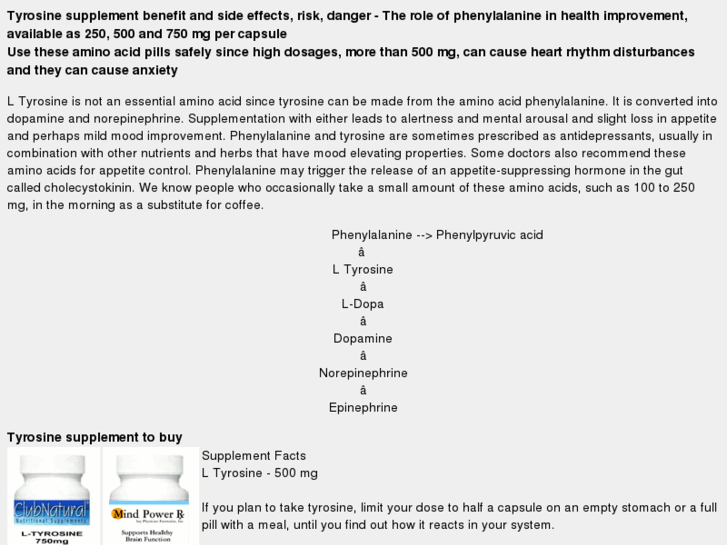 www.tyrosinephenylalanine.info