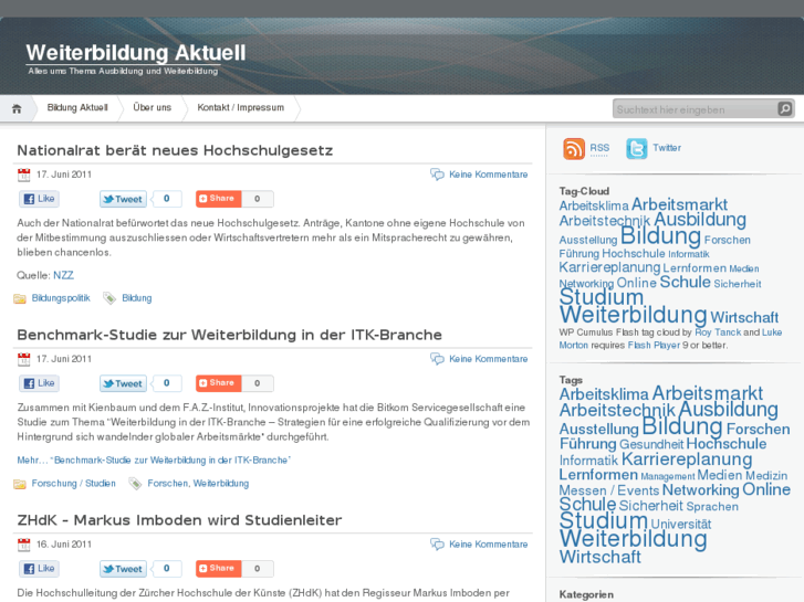 www.weiterbildung-aktuell.ch