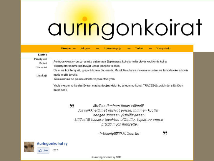 www.auringonkoirat.com