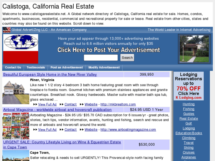 www.calistogarealestate.net