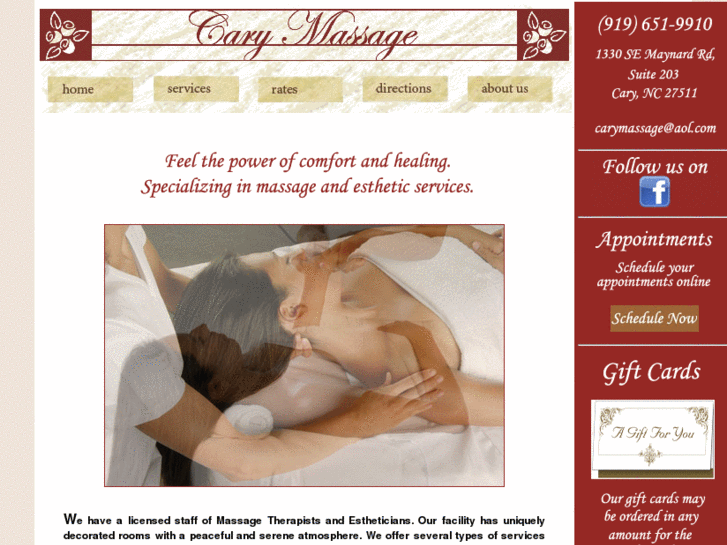 www.carymassagetherapy.com