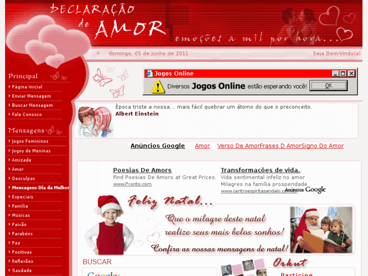 www.declaracaodeamor.com