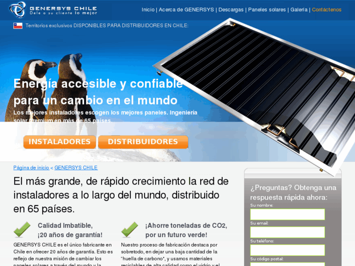 www.genersys-solar.cl