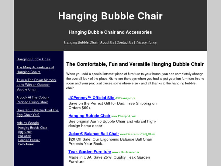 www.hangingbubblechair.org