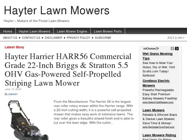 www.hayterlawnmowers.com