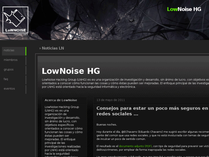 www.lownoisehg.org