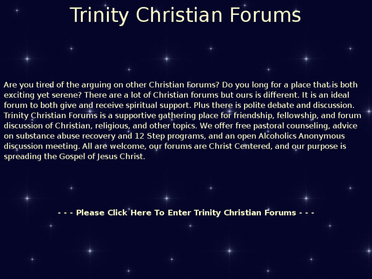 www.trinityforums.net