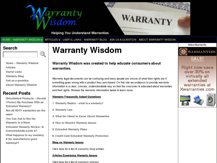 www.warrantywisdom.com