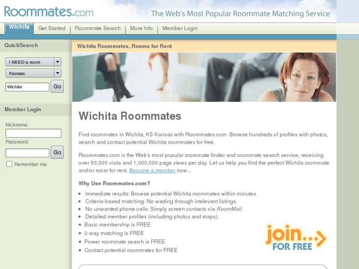 www.wichitaroommates.com