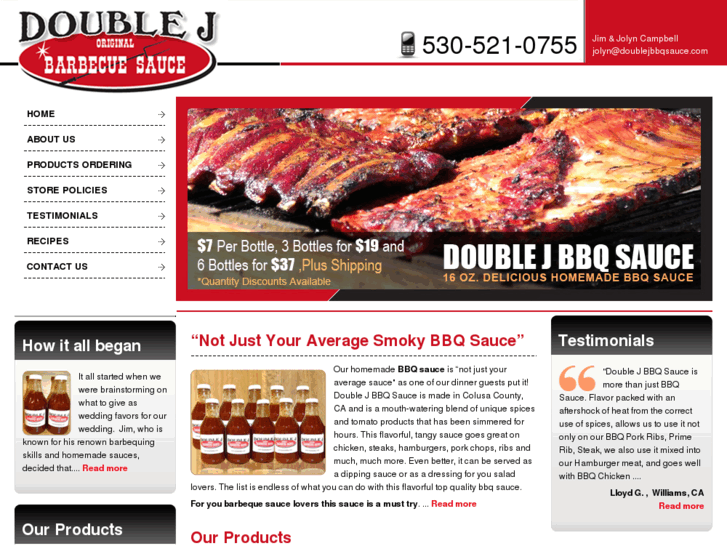 www.doublejbbqsauce.com