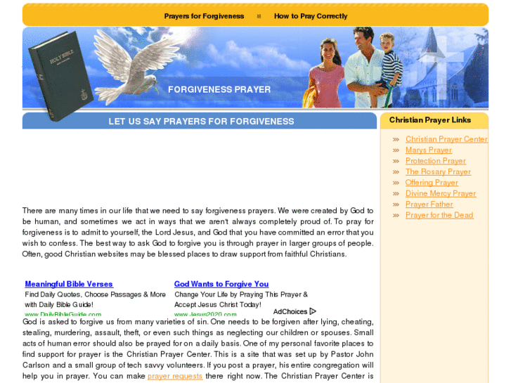 www.forgivenessprayer.com