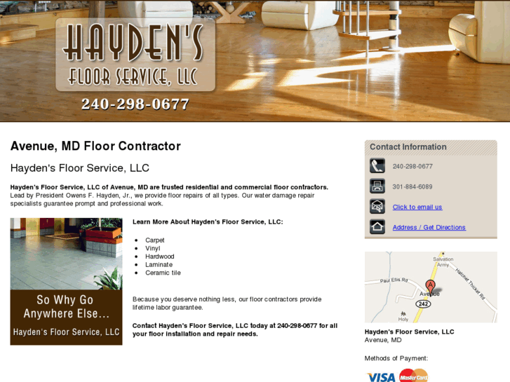 www.haydensfloorservice.net