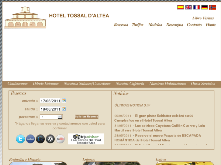 www.hoteltossalaltea.com