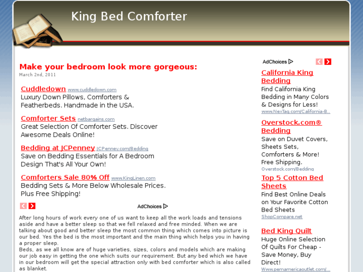 www.kingbedcomforter.net