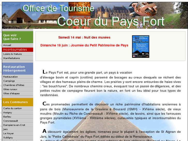 www.officedetourismepaysfort.com