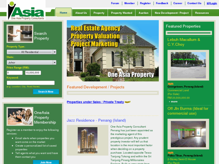 www.oneasiaproperty.com