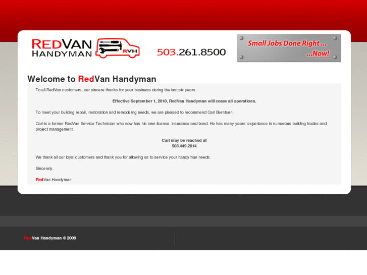 www.redvanhandyman.com