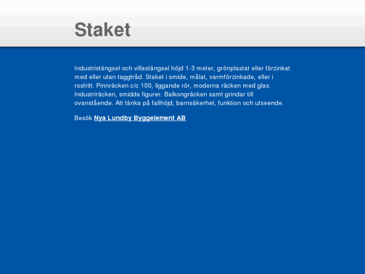 www.staket.info