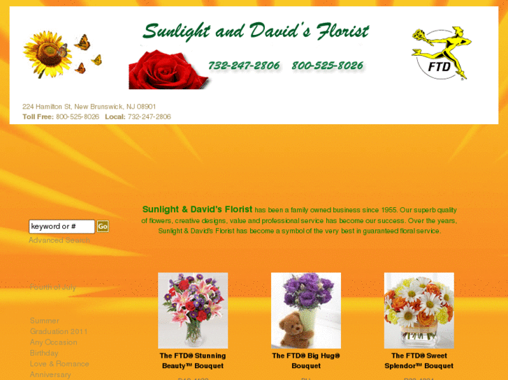 www.sunlightanddavidsflorists.com